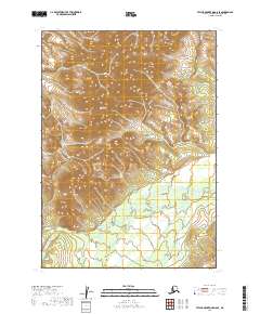 USGS Topographic Map – Taylor Mountains D-8 SE