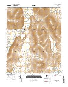 USGS Topographic Map – Teller B-2 SE