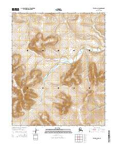 2014 Map of Teller C-2 NW, 2014 Print