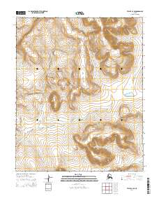 2014 Map of Teller C-3 SE, 2014 Print