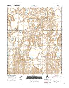 2014 Map of Teller D-1 NE, 2014 Print