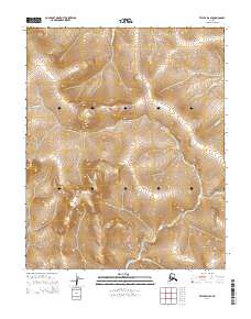 USGS Topographic Map – Teller D-2 SE