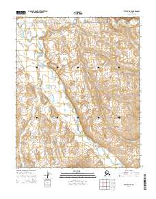 USGS Topographic Map – Teller D-4 SE