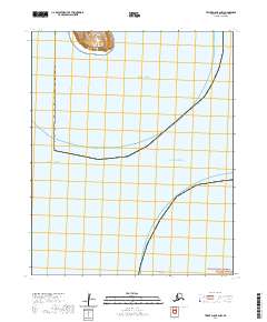 2020 Map of Teller D-8 OE S NW, 2020 Print
