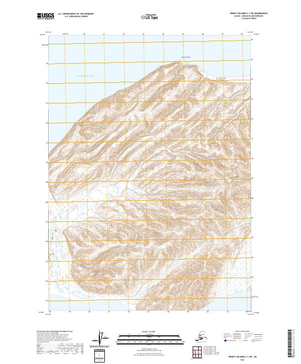 USGS Topographic Map – Trinity Islands C-1 SW