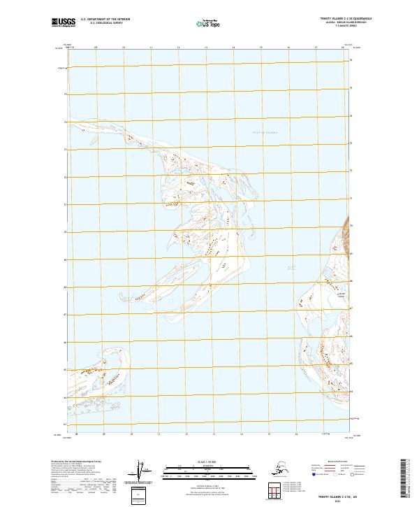 USGS Topographic Map – Trinity Islands C-2 SE