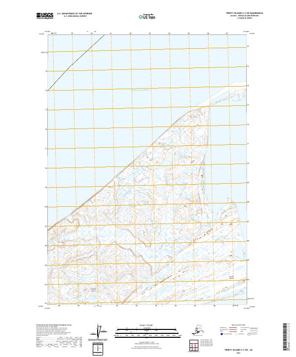 USGS Topographic Map – Trinity Islands C-2 SW