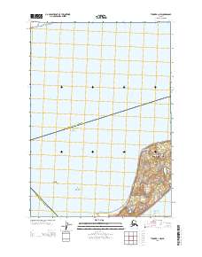 USGS Topographic Map – Tyonek A-1 NW