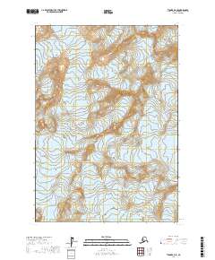 2017 Map of Tyonek A-8 SE, 2017 Print