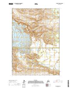2017 Map of Tyonek B-5 NW, 2017 Print