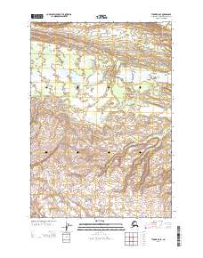 USGS Topographic Map – Tyonek B-5 SE
