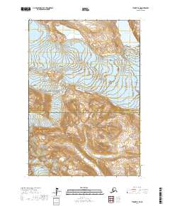 USGS Topographic Map – Tyonek B-6 NE