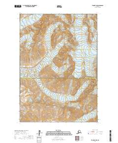 USGS Topographic Map – Tyonek B-7 NW