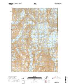 USGS Topographic Map – Tyonek B-7 SE