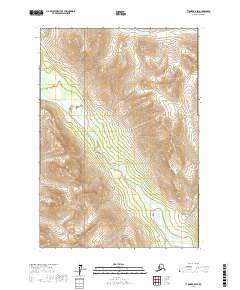 USGS Topographic Map – Tyonek B-8 SW
