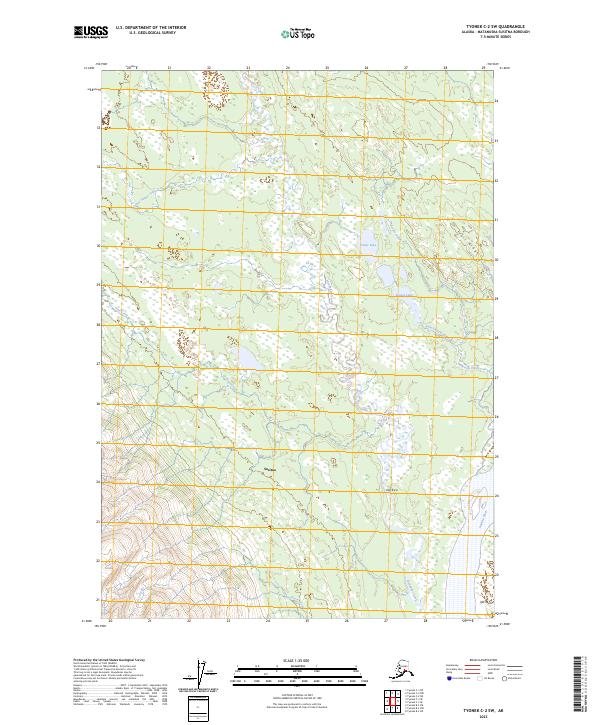 USGS Topographic Map – Tyonek C-2 SW