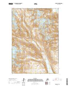2017 Map of Tyonek C-6 SE, 2017 Print