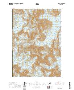 2017 Map of Tyonek C-7 SE, 2017 Print