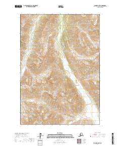 2017 Map of Tyonek C-8 SW, 2017 Print