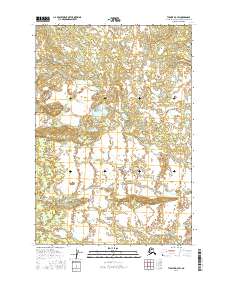 2016 Map of Tyonek D-3 SW, 2016 Print