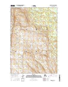 2016 Map of Tyonek D-5 SE, 2016 Print