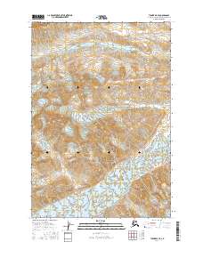 2016 Map of Tyonek D-7 SE, 2016 Print