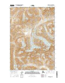 2016 Map of Tyonek D-7 SW, 2016 Print