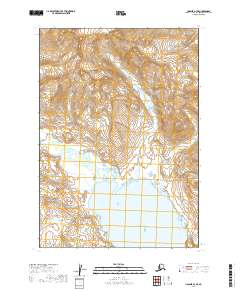 2019 Map of Ugashik A-3 SE, 2019 Print