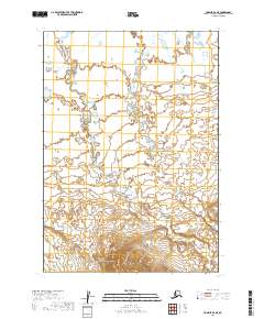 2019 Map of Ugashik A-6 NE, 2019 Print