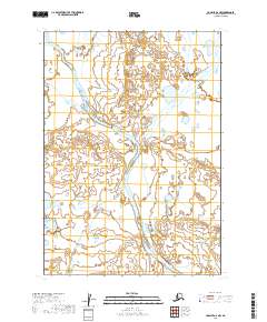 2019 Map of Ugashik A-6 NW, 2019 Print