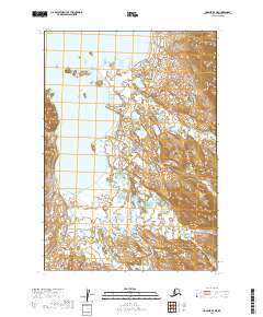 USGS Topographic Map – Ugashik B-3 NE