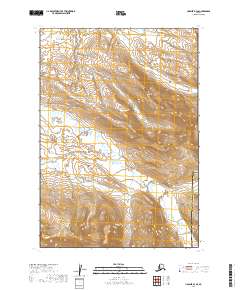 2019 Map of Ugashik B-3 SE, 2019 Print