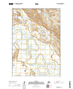 2019 Map of Ugashik B-4 NW, 2019 Print