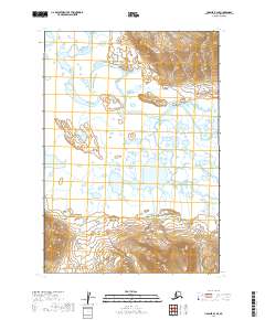 USGS Topographic Map – Ugashik B-4 SE