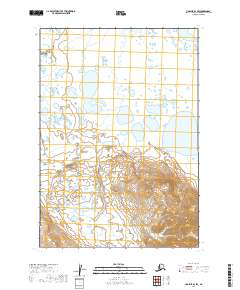 2019 Map of Ugashik B-4 SW, 2019 Print