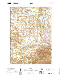 2019 Map of Ugashik B-5 SE, 2019 Print