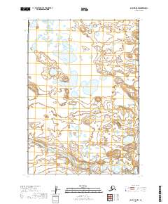 2019 Map of Ugashik B-5 SW, 2019 Print