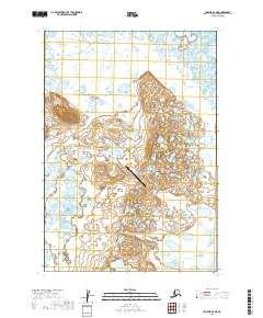 2019 Map of Ugashik B-6 NE, 2019 Print