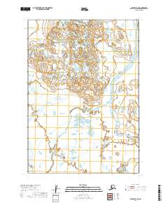 USGS Topographic Map – Ugashik B-6 SE