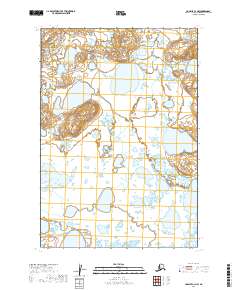 2019 Map of Ugashik C-4 NW, 2019 Print