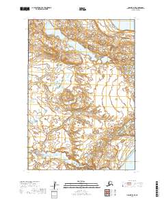 2019 Map of Ugashik D-3 SE, 2019 Print