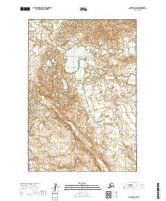 2019 Map of Ugashik D-4 SE, 2019 Print