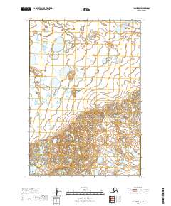 2019 Map of Ugashik D-4 SW, 2019 Print