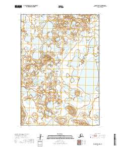 2019 Map of Ugashik D-5 NE, 2019 Print