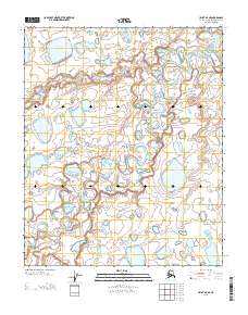 2013 Map of Umiat D-4 SE, 2013 Print