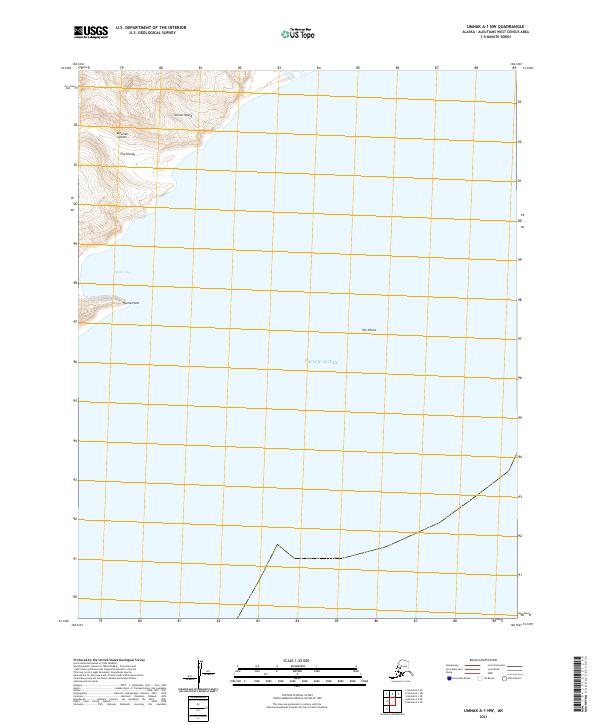USGS Topographic Map – Umnak A-1 NW