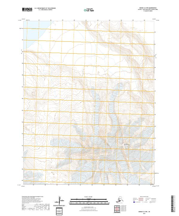USGS Topographic Map – Umnak A-2 NW