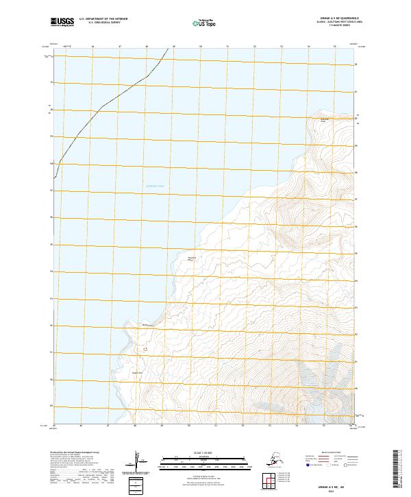 USGS Topographic Map – Umnak A-3 NE