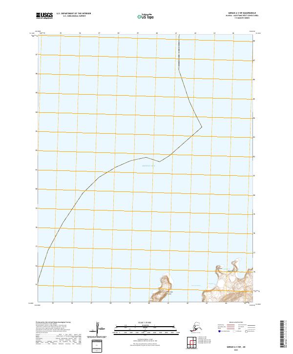 USGS Topographic Map – Umnak A-3 SW