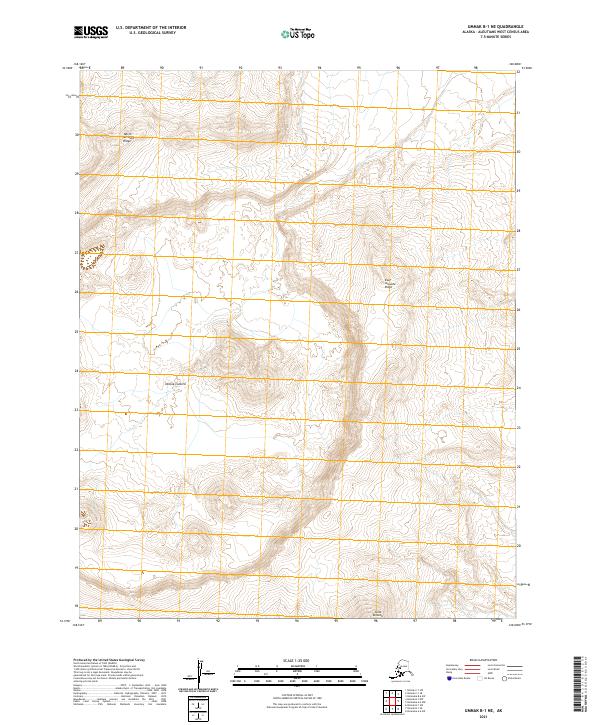 USGS Topographic Map – Umnak B-1 NE